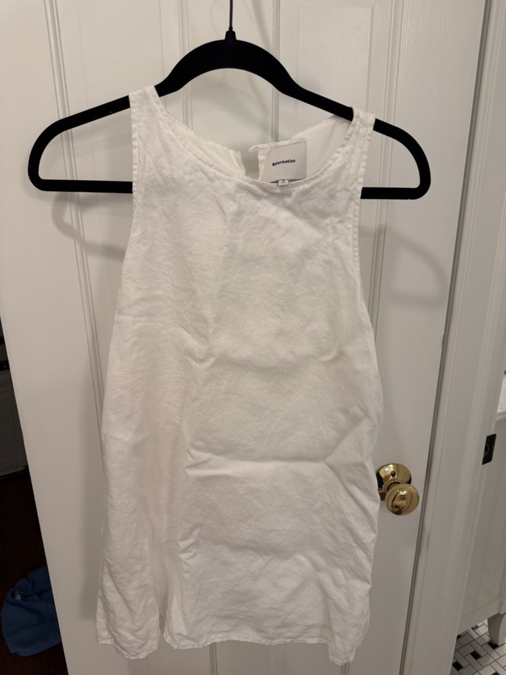 Reformation White Mini Dress